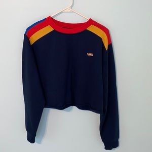 Vans long sleeve crop top